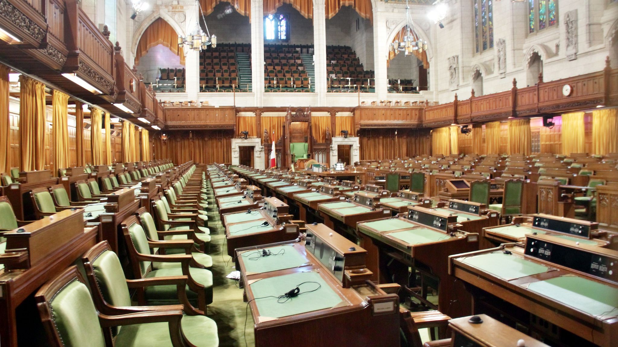 Vacant Seats on floor of Parliament